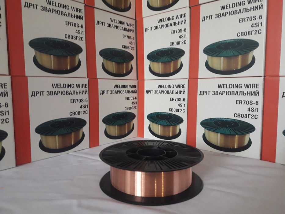 0,8 мм Проволока сварочная ОБМІДНЕН Дріт зварювальний Народний Варіант
