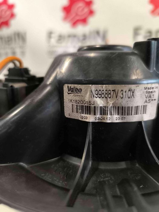 Motor da Chauffage / Sofagem SEAT LEON 1.2 TSI (77 kW / 105 cv) [02.2010 - 12.2012] 1K1820015J (OEM) | 3C0907521F (OEM)