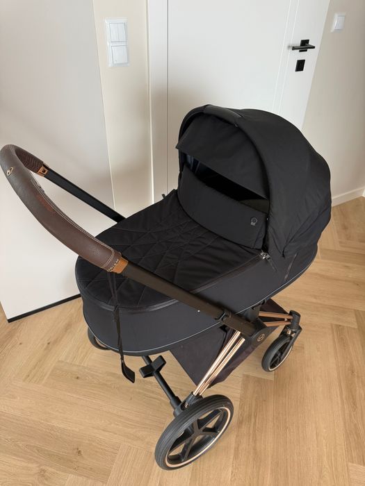 Cybex Priam 2.0 gold rose - spacerówka i gondola