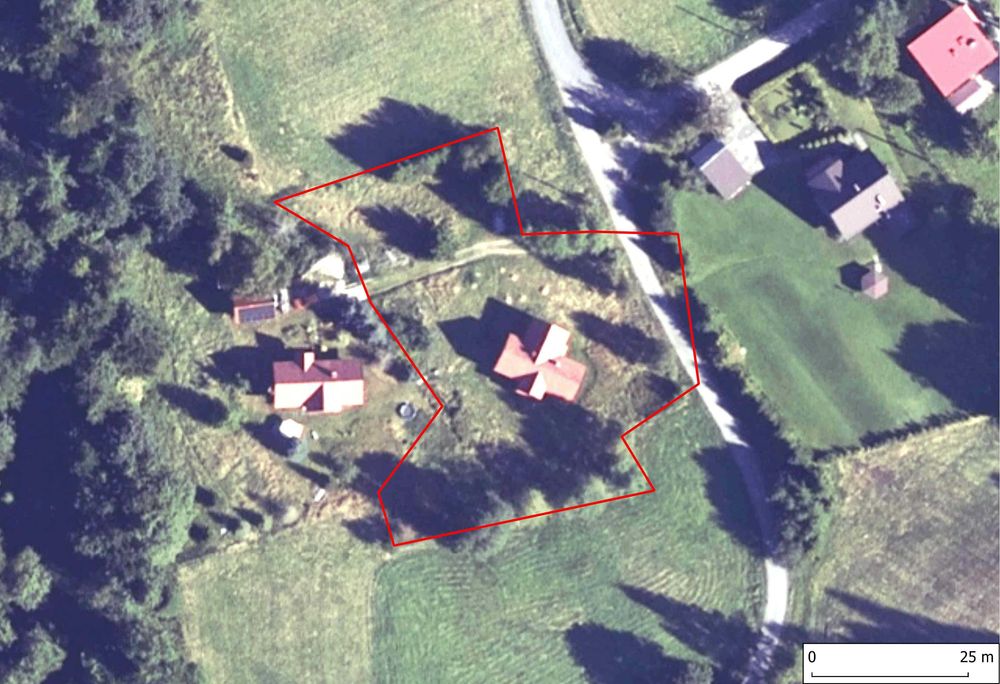 sprzedam siedlisko w górach - dom drewniany na ustronnej działce pod lasem, Stryszawa