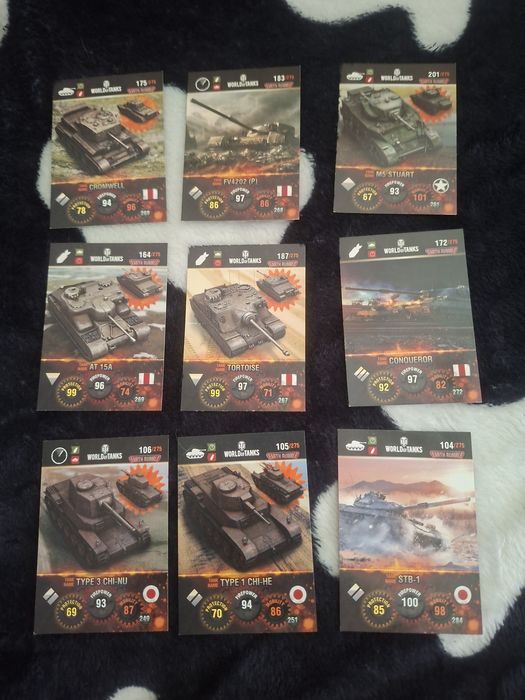 Karty panini world of tanks