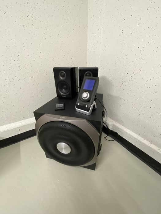 Ogromny subwoofer głośniki EDIFIER 2.1 S730 zestaw Logitech Creative