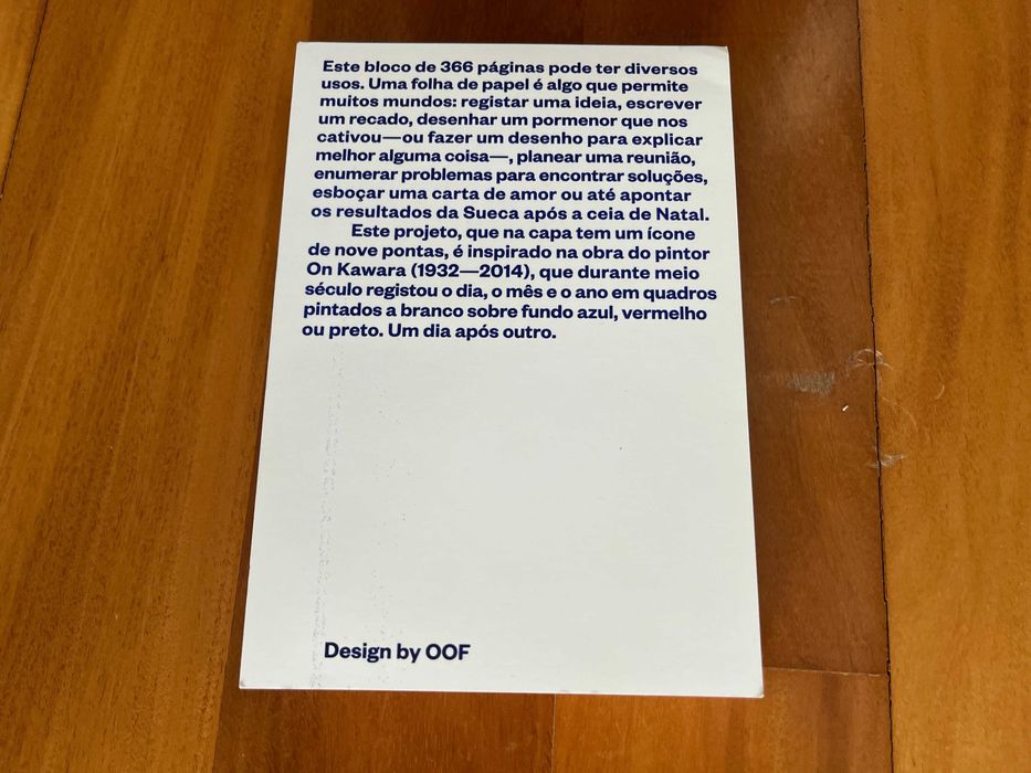 Caderno/agenda estúdio design OOF