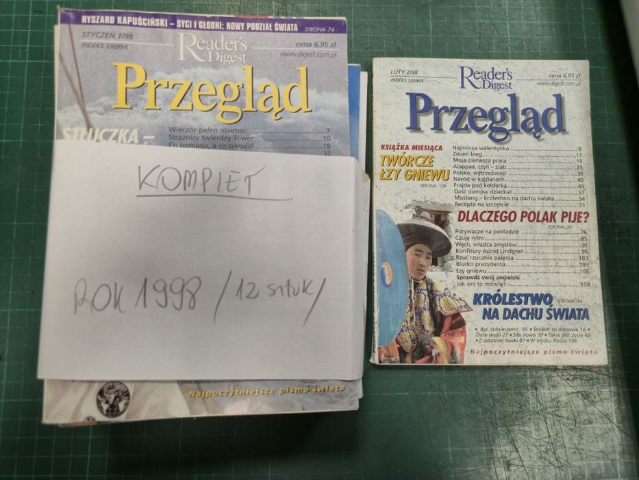 Przeglad Miesięcznik Readers Digest rok 1998