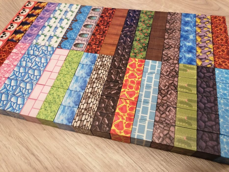 162szt klocki magnetyczne typu Minecraft