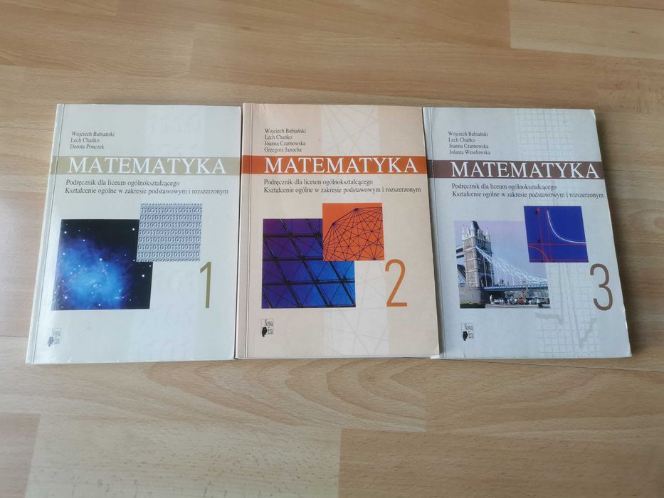 Matematyka 1 2 3 - Babiański, Chańko, Czarnowska, Wesołowska Nowa ERA LO