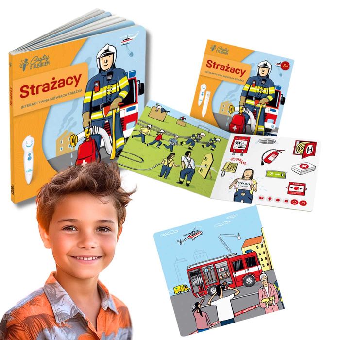 Czytaj z ALBIKIEM Interaktywna Miniksiążka zawody Strażacy 5+ ALBIK