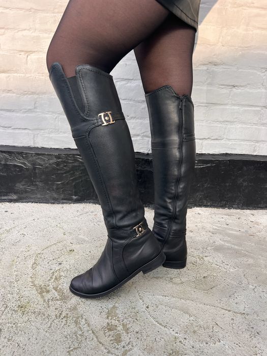 Продам ботфорди шкіра