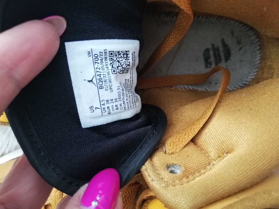 buty nike jordan 38 model BQ6472  700 model jordan 1 mid chutney taxi
