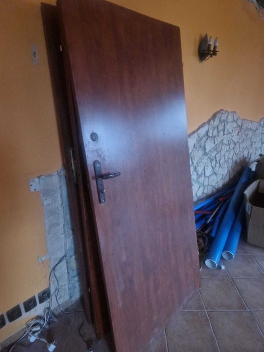 Drzwi wewnętrzne mdf lewe prawe 70 80 90 cm z futryną