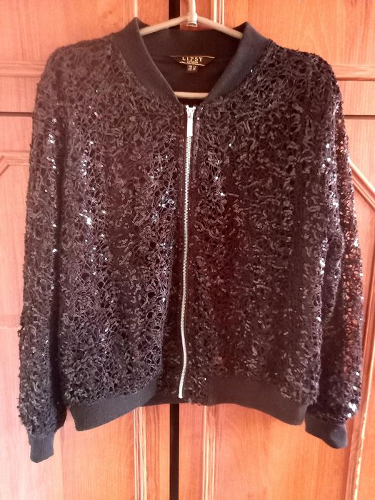 Шикарный бомбер куртка ветровка жакет с паєтками