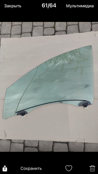 Рено Флюенс водійське скло