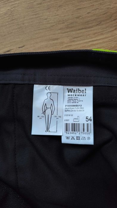 робочі шорти Waibel Workwear