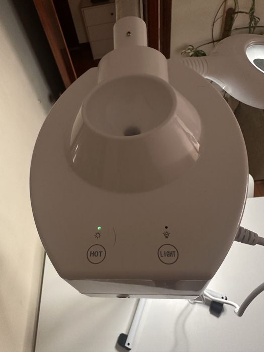 Maquina de vapor de ozono com lupa e led