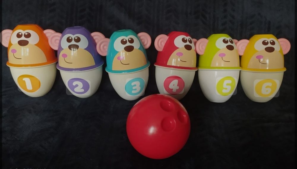 Kręgle Chicco małpki zabawka