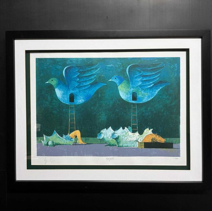 Serigrafia conjunta, Cruzeiro Seixas e Alfredo Luz