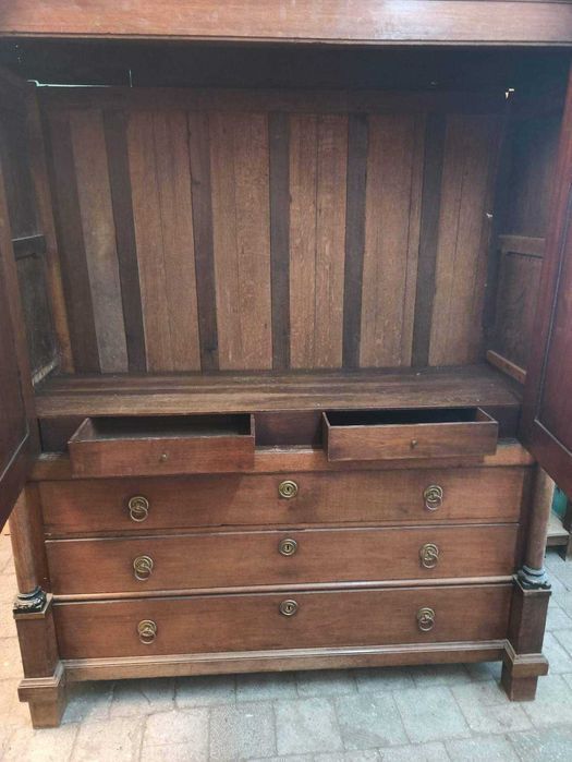 Szafa bieliźniarka drewniana dębowa antyk 100% lite drewno FV DOWÓZ