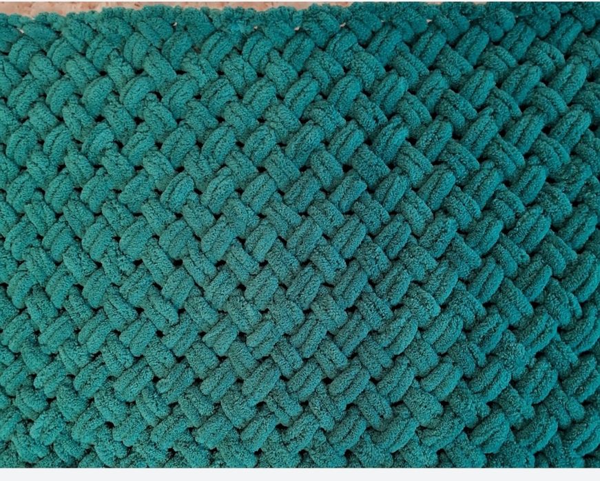 Плюшевий плед ручної роботи