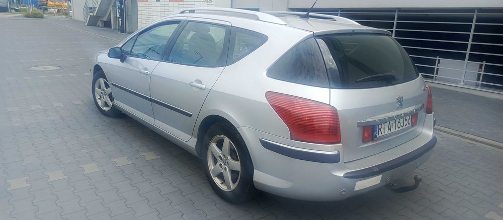 Peugoet 407 sw Bogata Wersja Dach Panorama Navi rok 2007 do jazdy bez rdzy 2,0 hdi