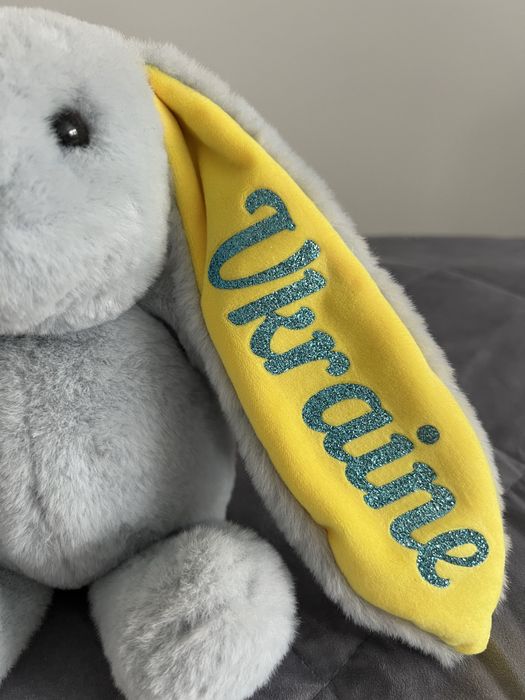 Мʼяка іграшка плюшевий зайчик