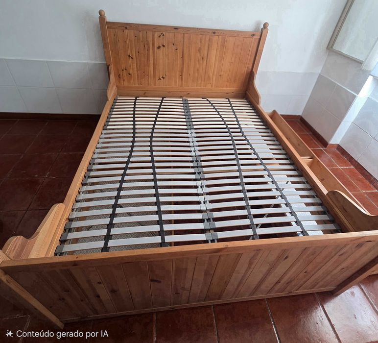 Cama de casal com 4 gavetões com colchão entrega e montagem gratuita