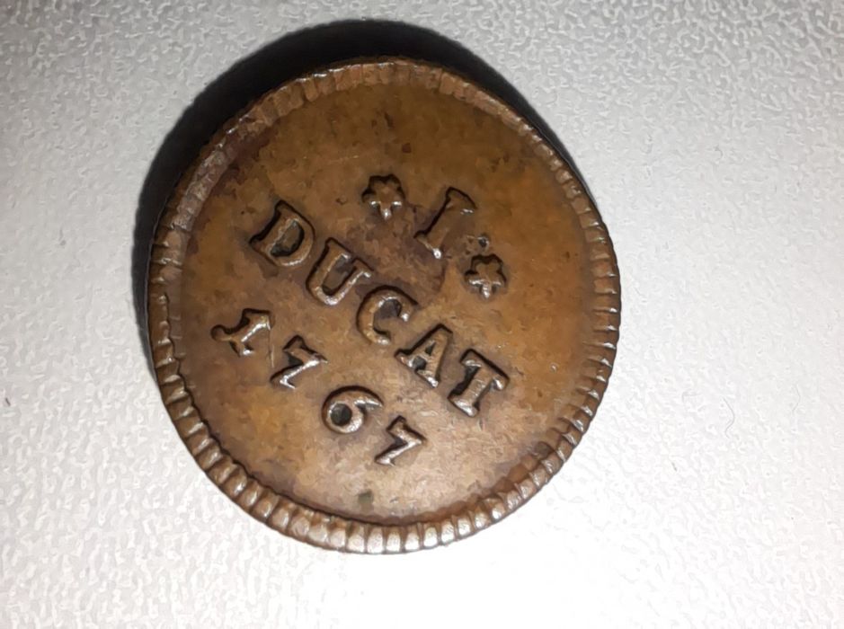 Kolekcjonerski Rarytas 1 Ducat 1767 rok