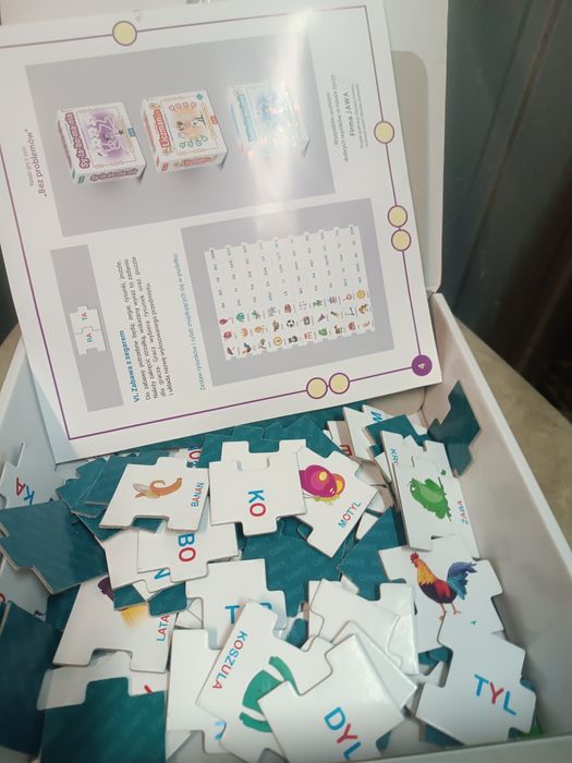 Sy-la-bo-ma-nia gra planszowa dla dzieci