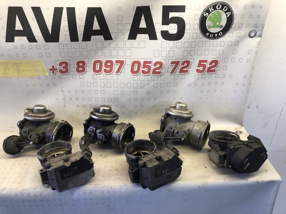 Дросельна заслона на 1.9 BXE BJB BKC BLS 77 kw Skodaa5,golf5, caddy3 .