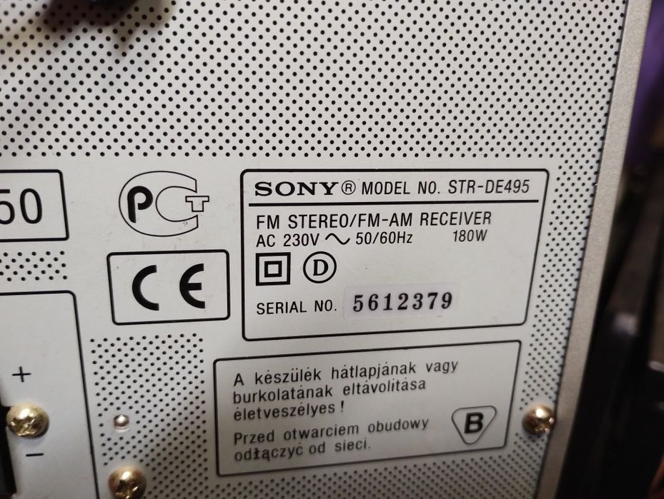 SONY amplituner + cd