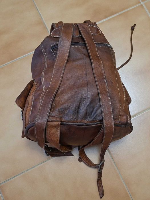Mochila em pele/couro de qualidade, para CAÇA ou outras atividades