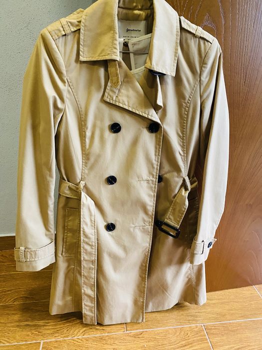 Gabardine de senhora camel