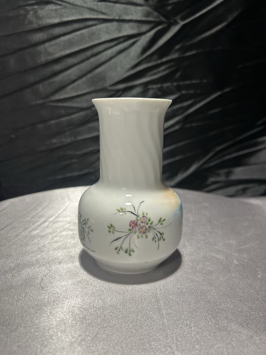 Wazon Bavaria – ręcznie malowany flakon z porcelany – Niemcy