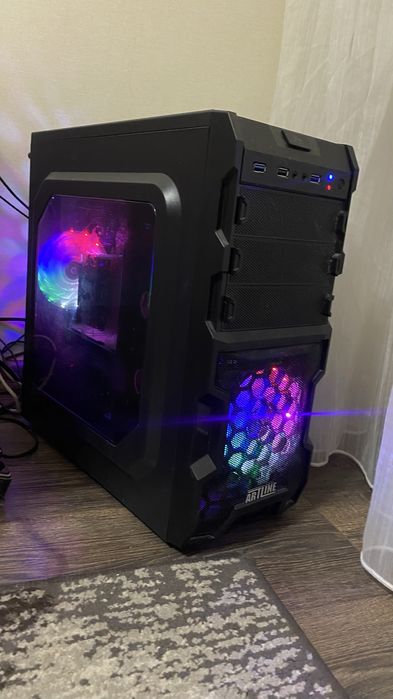 ПК компютер artline gaming amd ryzen 5 3500X + монітор