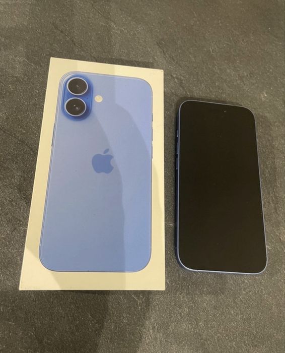 Iphone 16 azul novo - GARANTIA APPLE