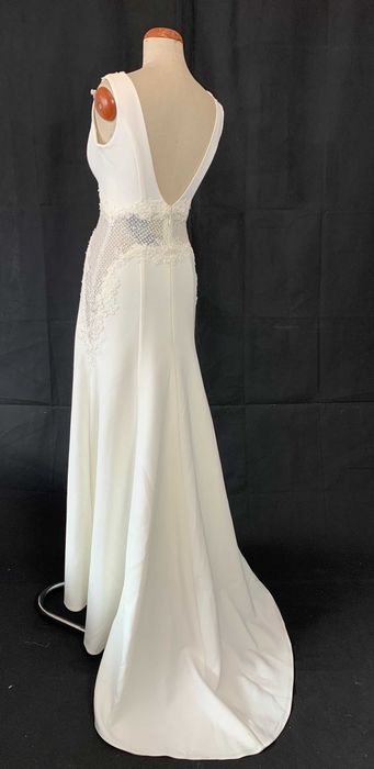 Nowa Suknia Ślubna M 38 Ivory satynowa boho cywilny wesele poprawiny