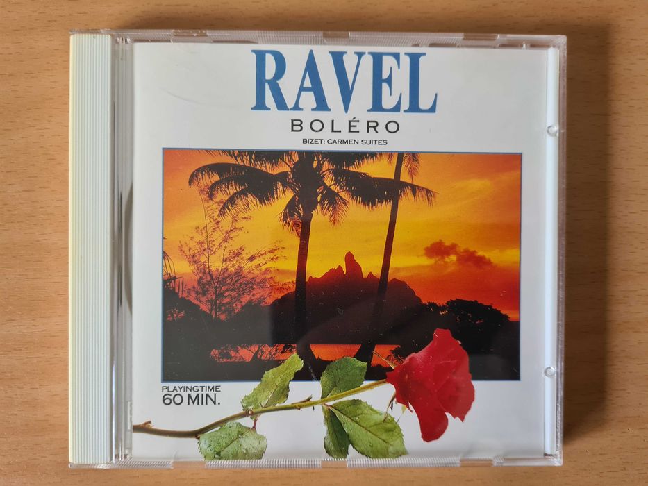 CD audio com o "Boléro" de Ravel e "Carmen Suites" de Bizet