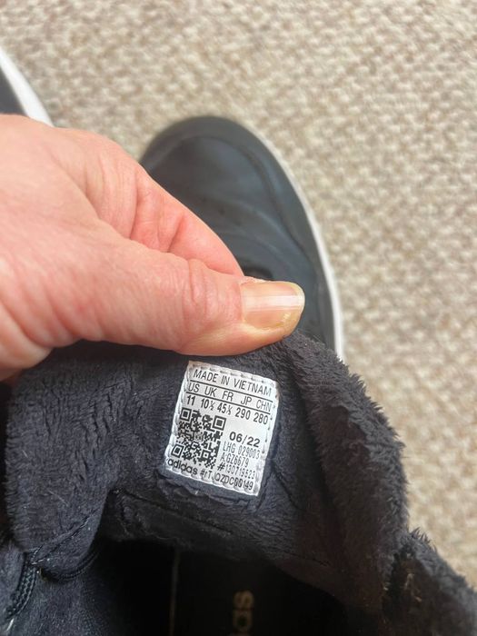Чоловіч демісезонні хайтопи, кросівки високі Adidas  45.5 (10.5UK)