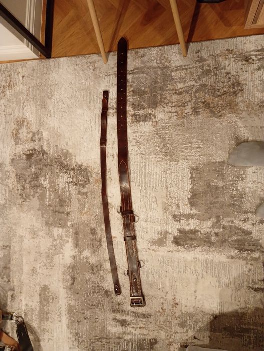 Pas oficerski wz.36 ciemny brąz