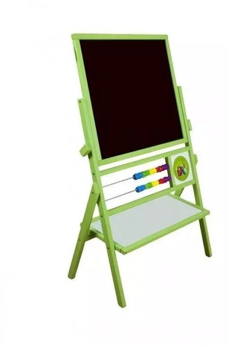 Tablica obrotowa z 2 -rzędowym liczydłem zielona. 3toysm. Nowy Produkt