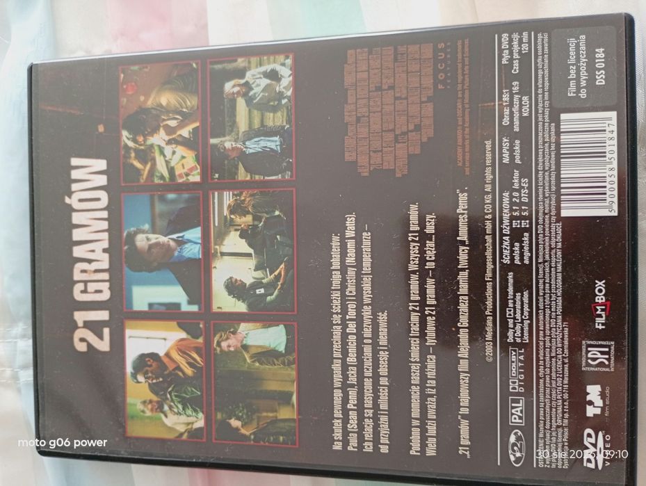 Film 21 gramow na DVD