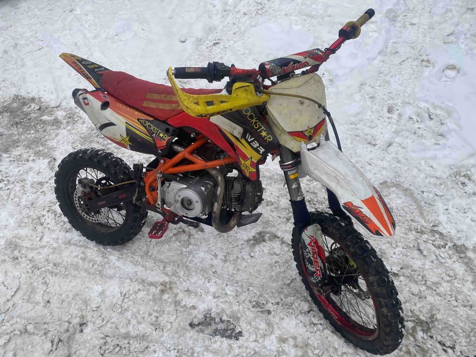 Пітбайк 125 кубів автомат Kayo 125 (17-14 великі колеса)