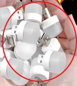 Lâmpadas LED com plugue USB