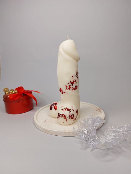 Свічка 18 +, подарунок друзям з гумором, соєвий віск