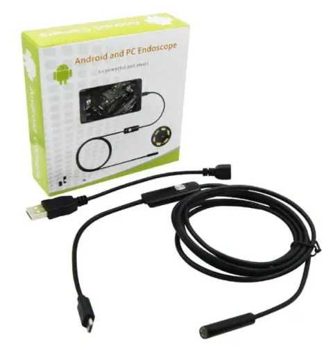Камера Ендоскоп Android та PC Endoscope, гнучка USB-камера (100P) 5 м