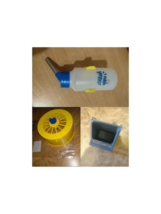 Колесо новое кормушка поилка решётка набор