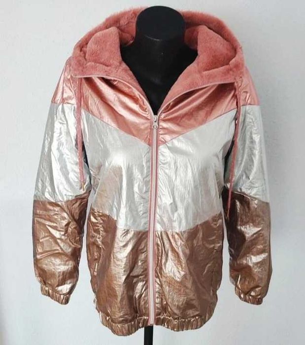 Metaliczna Kurtka damska r.S