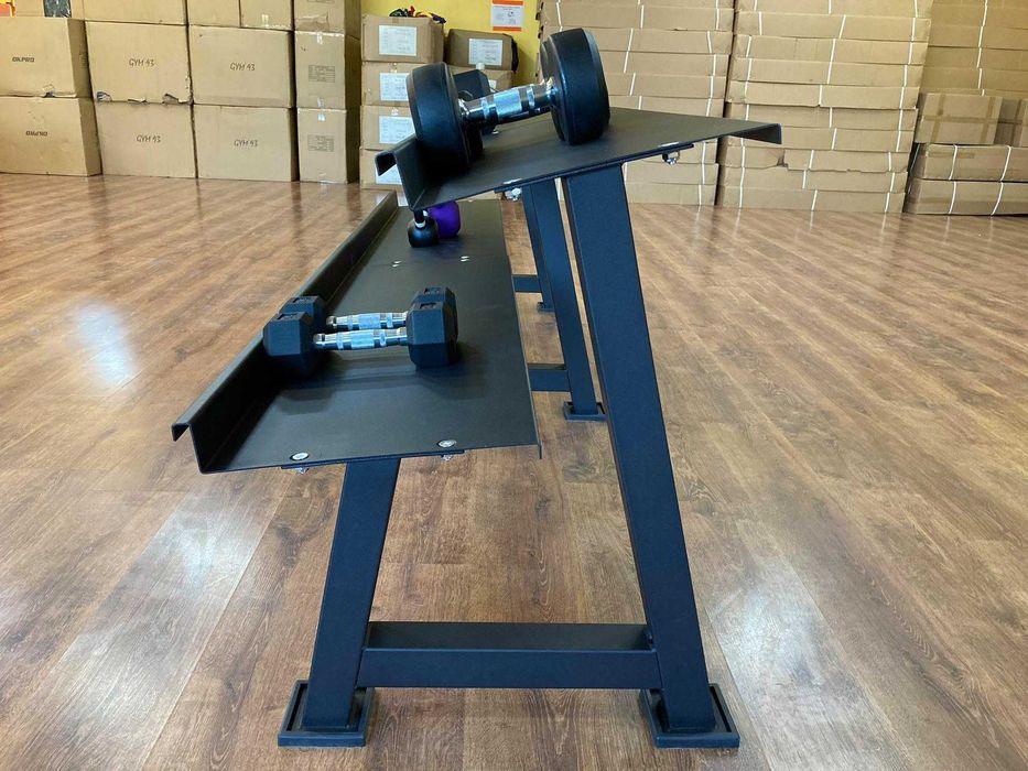 Stojak na hantle HEX dwa poziomy