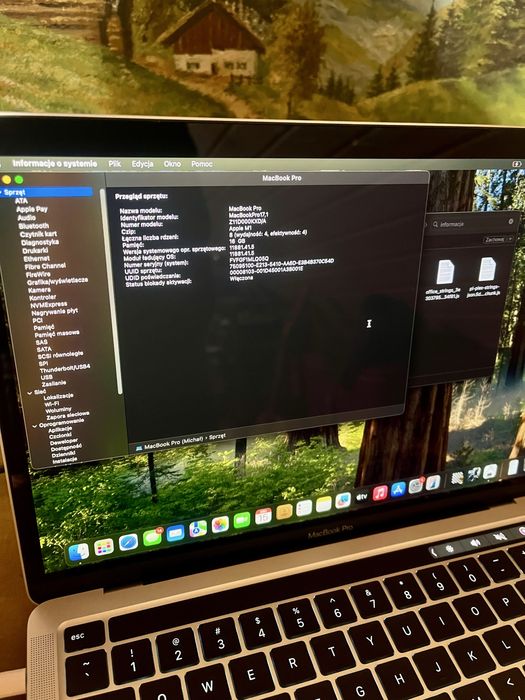 Apple Macbook Pro 13 M1| 16 GB | 256 GB | A2338 | Silver