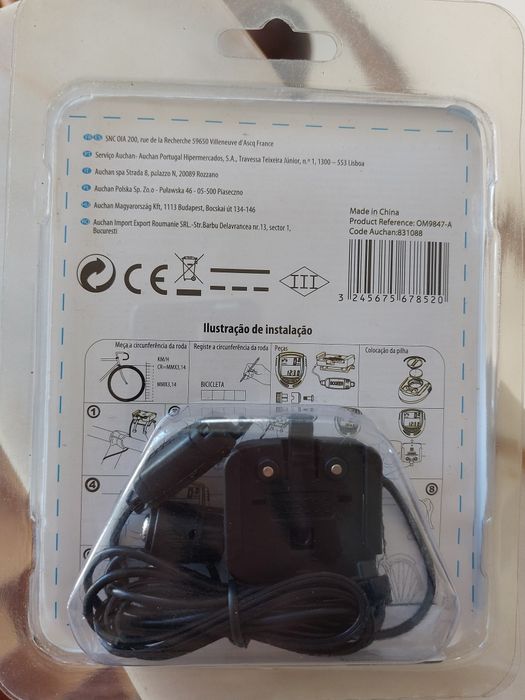 Conta kms para bicicleta novo
