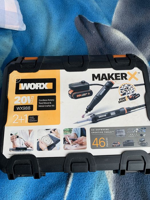 Комплект workX wx988 (пальник/выжигатель + шлифмашинка)